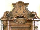 Fragment of a portal with intarsia inside the church, which is an example of Toruń's high standard artistic woodwork, mid. 18th century.