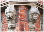 Renaissance mascarons on the Old City Town Hall