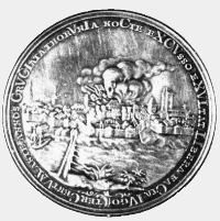 Special medal issued in Toruń in 1754 to commemorate the 300th anniversary of liberation from the Teutonic Order