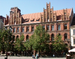 Torun's central post office on 15 Rynek Staromiejski