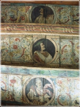 Renaissance ceiling polychromies at 17 Rynek Staromiejski (Old City Market Square) are one of the numerous such a valuable historical paintings in Toruń
