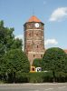 Gothic town hall tower in Znin