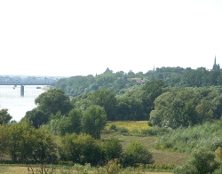 The River Vistula escarpment in Torun - area of former vineyards